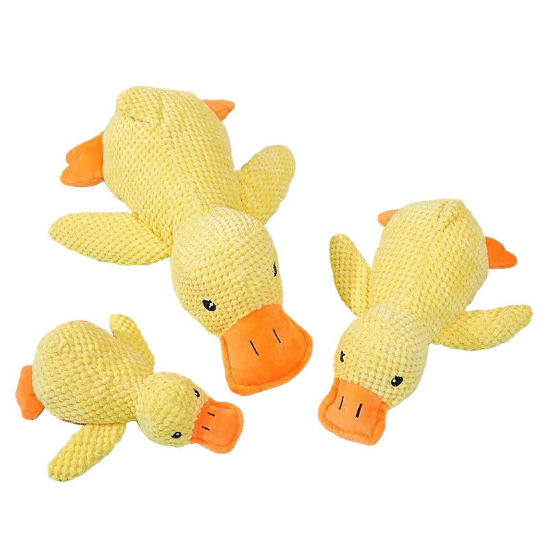 Peluche canard pour chien – Jouet doux pour l’occuper et le rassurer au quotidien