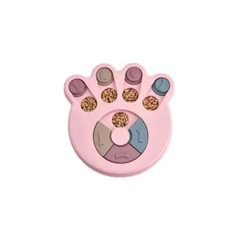 Jeu d'intelligence pour chien en forme de patte de chien niveau facile - stimule et occupe mentalement