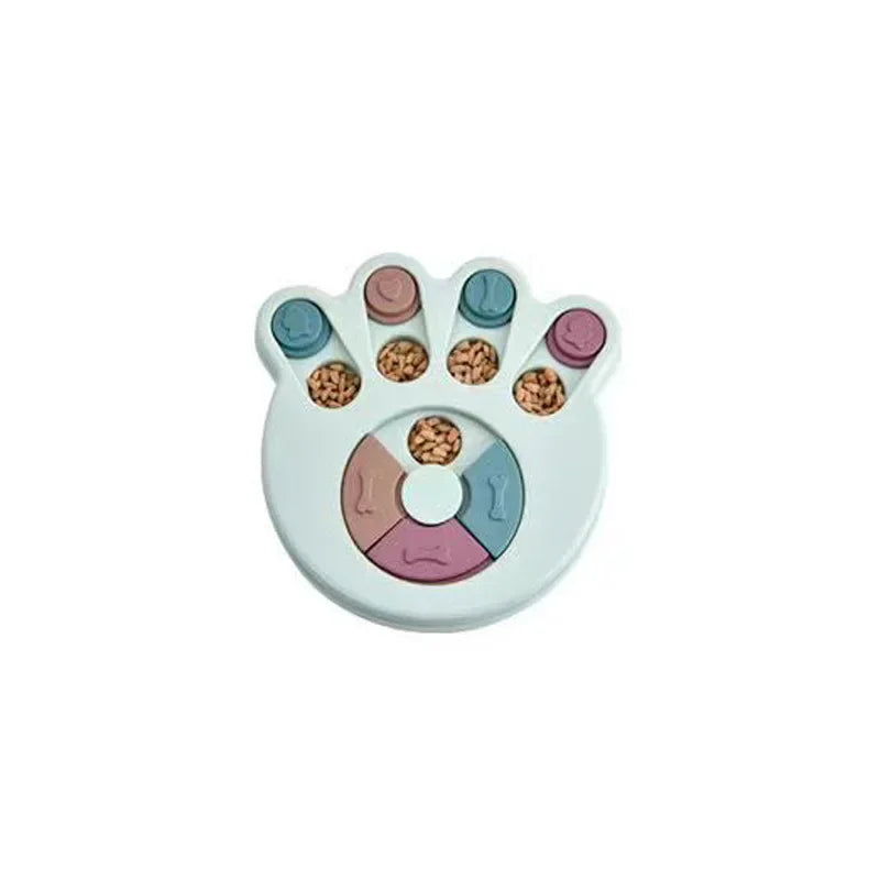 Jeu d'intelligence pour chien en forme de patte de chien niveau facile - stimule et occupe mentalement