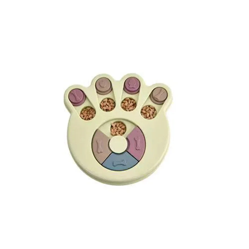 Jeu d'intelligence pour chien en forme de patte de chien niveau facile - stimule et occupe mentalement