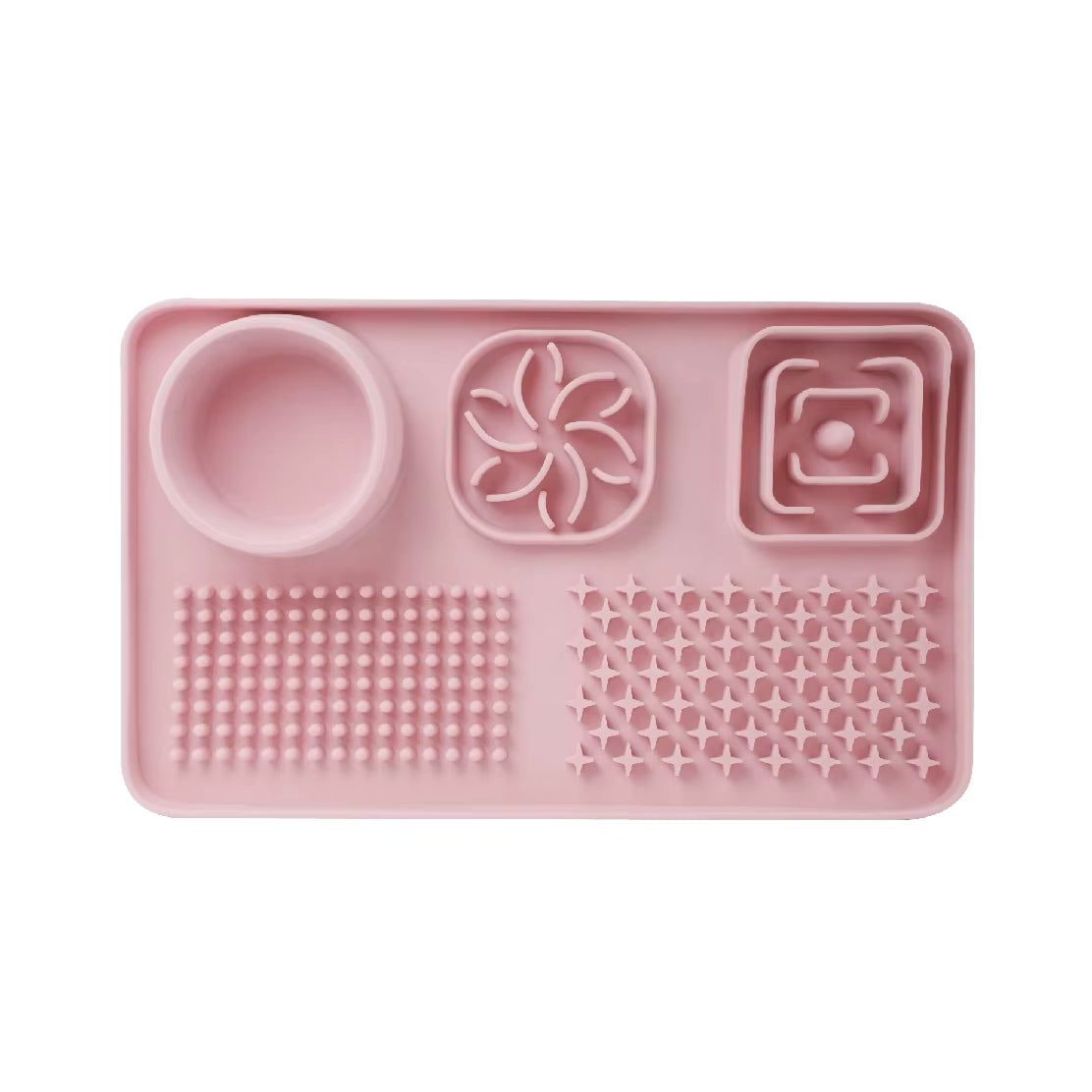 Tapis de Léchage Enrichissant pour Chien - Rose